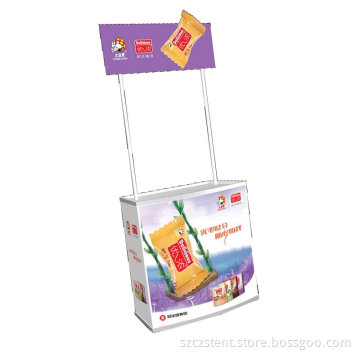 Portable Plastic Promotion Table (ZH-2011066)